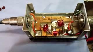 Sentimental Homebrew Tuned Circuit 1 Pill Amplifier Repair - [Transformerless Amp]