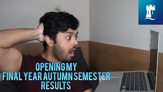 Opening My FINAL YEAR University Results Reaction - University of Nottingham (Autumn Semester)