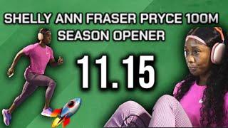 Shelly-Ann Fraser Pryce 11.15 Finally 100m Season Opener | French Foray 2024 #100m