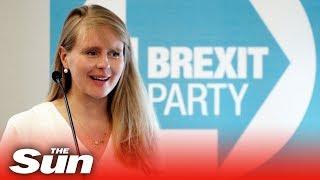 'Leave voters are afraid to talk politics' says Brexit Party's Lucy Harris