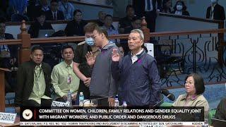 Tony Yang takes oath at the Senate hearing on illegal POGO | GMA Integrated News