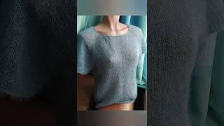 #вязанаямода #паутинка #джемперизмохера #модныйцвет #мода2023