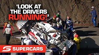 FLASHBACK: Drivers rush to help Lowndes after mega crash | Supercars 2021