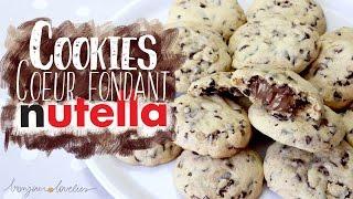 Faire des COOKIES Coeur Fondant NUTELLA ? ∆ Meilleure Recette (Facile)