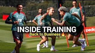 INSIDE TRAINING | Liverpool Fully ready for BourneMouth Explosive training today!! Diaz, Van Dijk