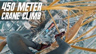 Free Climbing the TALLEST Crane in Dubai 
