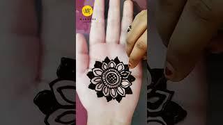 #Shots New Goltikki Flower Mehndi Design | Easy stylish mehndi design | #nkmarathi #mehndidesign