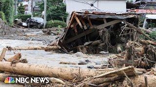 Heavy rain leads to deadly flooding and mudslides in Japan