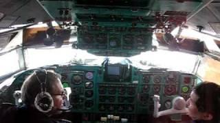 Deta Air IL-62M from the Flightdeck