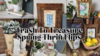 Spring Thrift Flips | Upcycled Spring Home Decor | Trash To Treasure