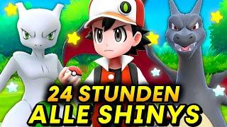 Kann man ALLE 150 SHINY Pokemon in 24H fangen?