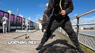 Fishing at Worthing pier - Easter Sunday | Fishing With Jack | Sea Fishing | UK Fishing