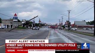 Thousands without power after storms