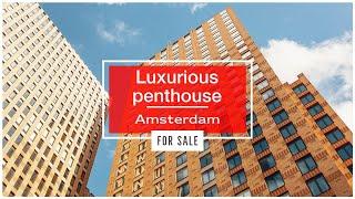 Luxurious penthouse with panoramic views on the Zuidas for sale
