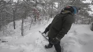 Backcountry Snowboarding in Southern NH