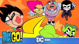 Top 10 Fight Scenes | Teen Titans Go! | @dckids