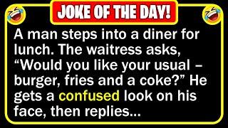  BEST JOKE OF THE DAY! - A man goes to a diner for lunch, only he... | Funny Daily Jokes