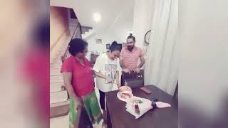 Damitha Abeyaratne Birthday Party with the family