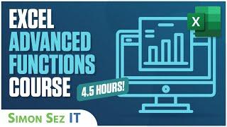 Advanced Excel Tutorial: Advanced Functions Course (VLOOKUP, IF, Forecasting, Statistical)