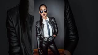 Leather outfits Ideas  #outfit #beautiful #style #fashion #shiny #leather #shorts #viral #ideas