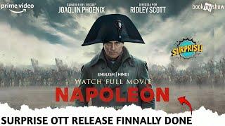 Napoleon Surprise Hindi Release on OTT Platform | Joaquin Phoenix Movie Napoleon Now Watch on OTT
