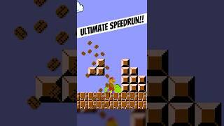 Ultimate World 1-1 SPEEDRUN Trick in Super Mario Bros. (NES)!!