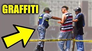 HACIENDO GRAFFITI FRENTE A POLICÍAS | DI EQUISDE