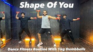 Shape Of You | Dance Fitness Routine with 1kg Dumbbells  #ajdancefit #newseries