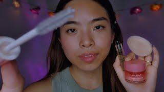 ASMR Skincare & Haircare Before Bed ‍️  Gentle Personal Attention (Layered Sounds)