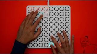 make a DIY finger drumming routine on a Midi Fighter 64