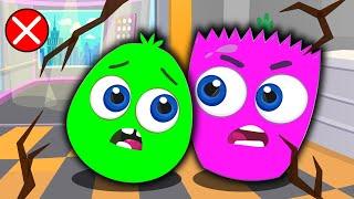 Учимся с Оп и Боб: Лифт - Веселые Развивающие Мультфильмы для Малышей