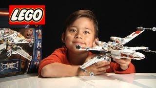 X-WING STARFIGHTER / FIGHTER - LEGO Star Wars Set 9493 - Time-lapse/Stop Motion Build, Review