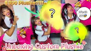 FINALLY! Unboxing Custom made Plushie!FROM MY FAVOURITE GAMESachi Unboxes-  Custom Plushie Ep. 1