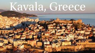 Kavala, Greece in February 2023 - by drone 4K. #kavala