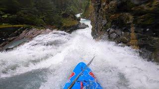 Kayaking on Dipper Creek POV - The Big Dipper Slide