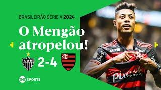 ATROPELO DO FLAMENGO PRA CIMA DO ATLÉTICO - Atlético-MG 2 x 4 Flamengo | Brasileirão 2024