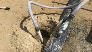 How to: Install a Wellpoint Dewatering System in Sandy areas to Lower the Water Table