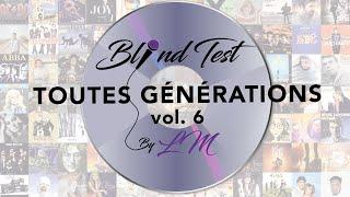 BlindTest toutes générations volume 6 (60 extraits)