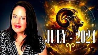 ARIES Monthly July  - SO BLESSED JULY 2024 | Tarot Reading