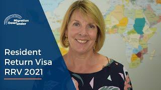 Resident Return Visa Australia 2021