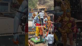 Raja Singh Ram Navami 2024 Celebrations at Dhoolpet #rajasingh #ramnavami2024 #ytshorts #dhoolpet