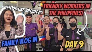 HALF FILIPINA meets FRIENDLY FILIPINOS at RESTAURANT! - Vlog