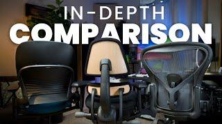 WHICH IS BETTER: Herman Miller AERON vs Anthros vs Steelcase Leap V2 | Anthros Chair Review