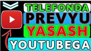 YOUTOBGA PRVEYU TAYORLASH %0 %100 URGANASIZ