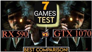 RX 590 vs GTX 1070 - Test In 7 Games - 1080p