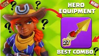 *Finding Best Combo* (ROCKET SPEAR) - Royal Champion Hero Equipments | Clash of Clans | Clashflict