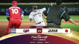 HIGHLIGHTS | Game 26 Cuba vs Japan | WBSC Premier12 2024 presented by RAXUS