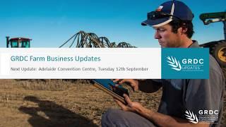 GRDC Farm Business Updates Networking with your Industry