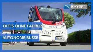 Busse ohne Busfahrer - Die Shuttle-Modellregion testet autonome Busse