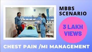 MBBS case scenario Chest pain/MI